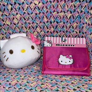Hello Kitty Pink Foldover Wallet